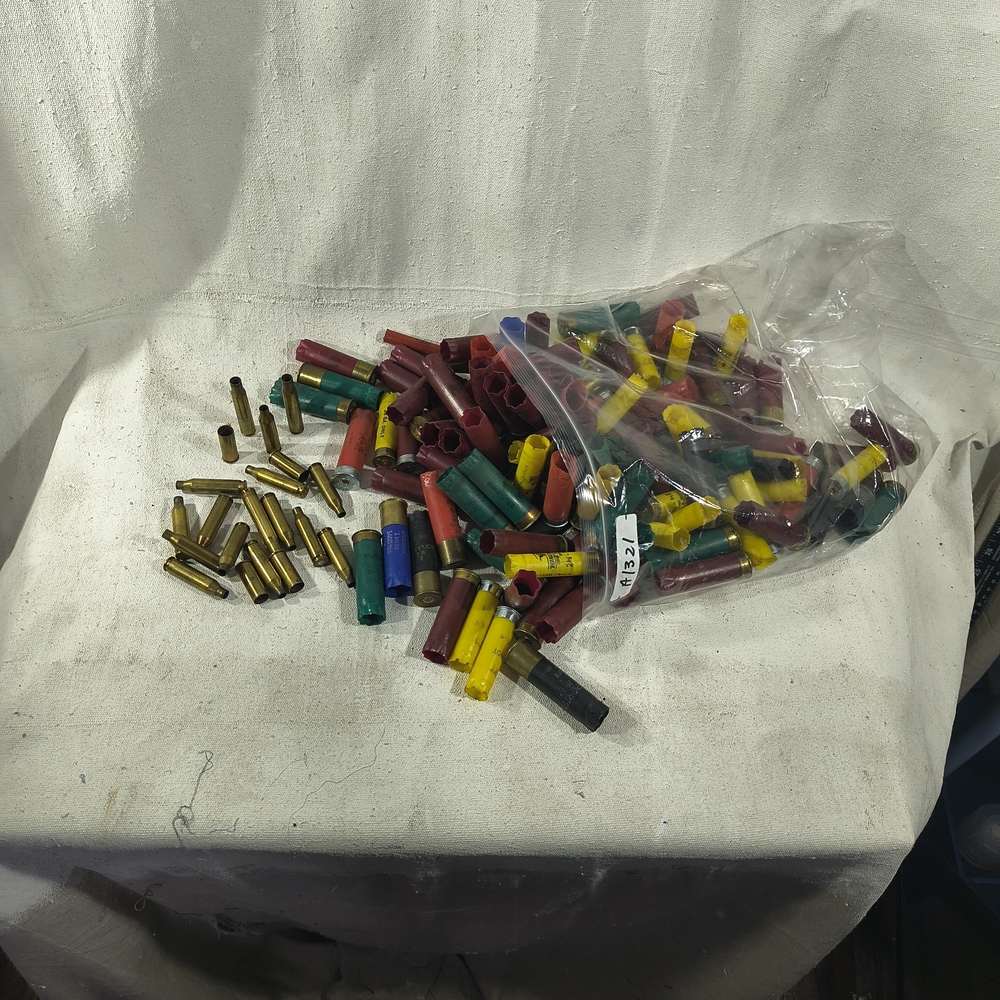 Multicolor Empty 12 Gauge And Assorted Other Empty Shell Casings Winchester Etc.